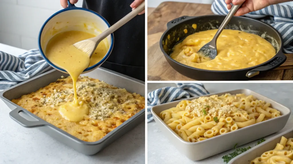 cooking tinis mac and cheese step by step
