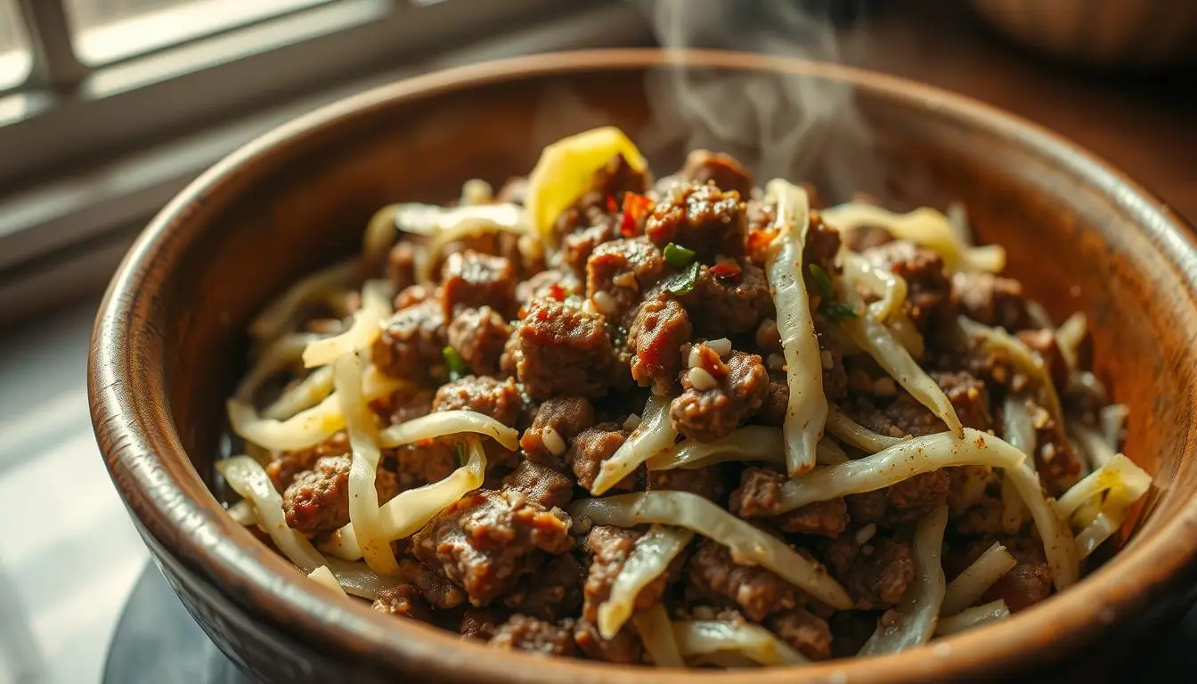 ground beef cabbage recipe