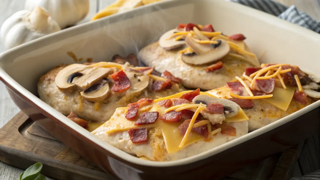 Assembling Alice Springs Chicken recipe step-by-step