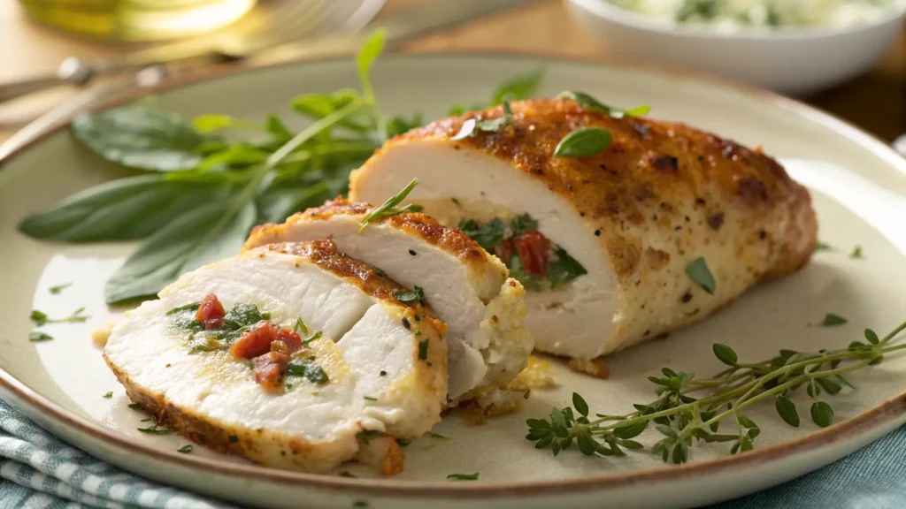 stuffed chicken breast with boursin cheese recipe