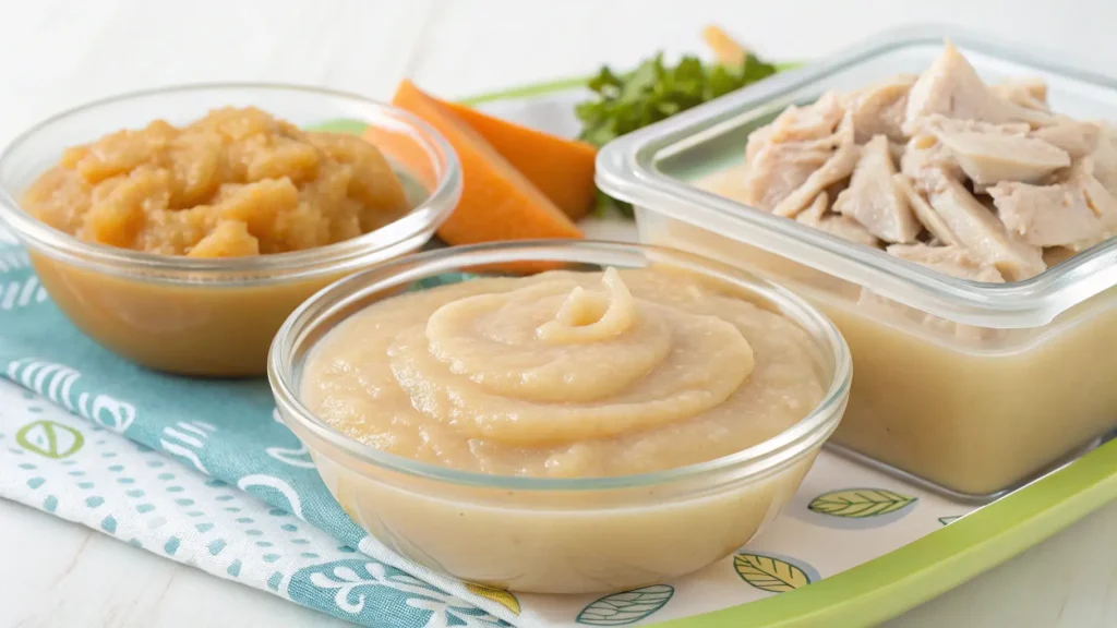Chicken and turkey baby puree recipes