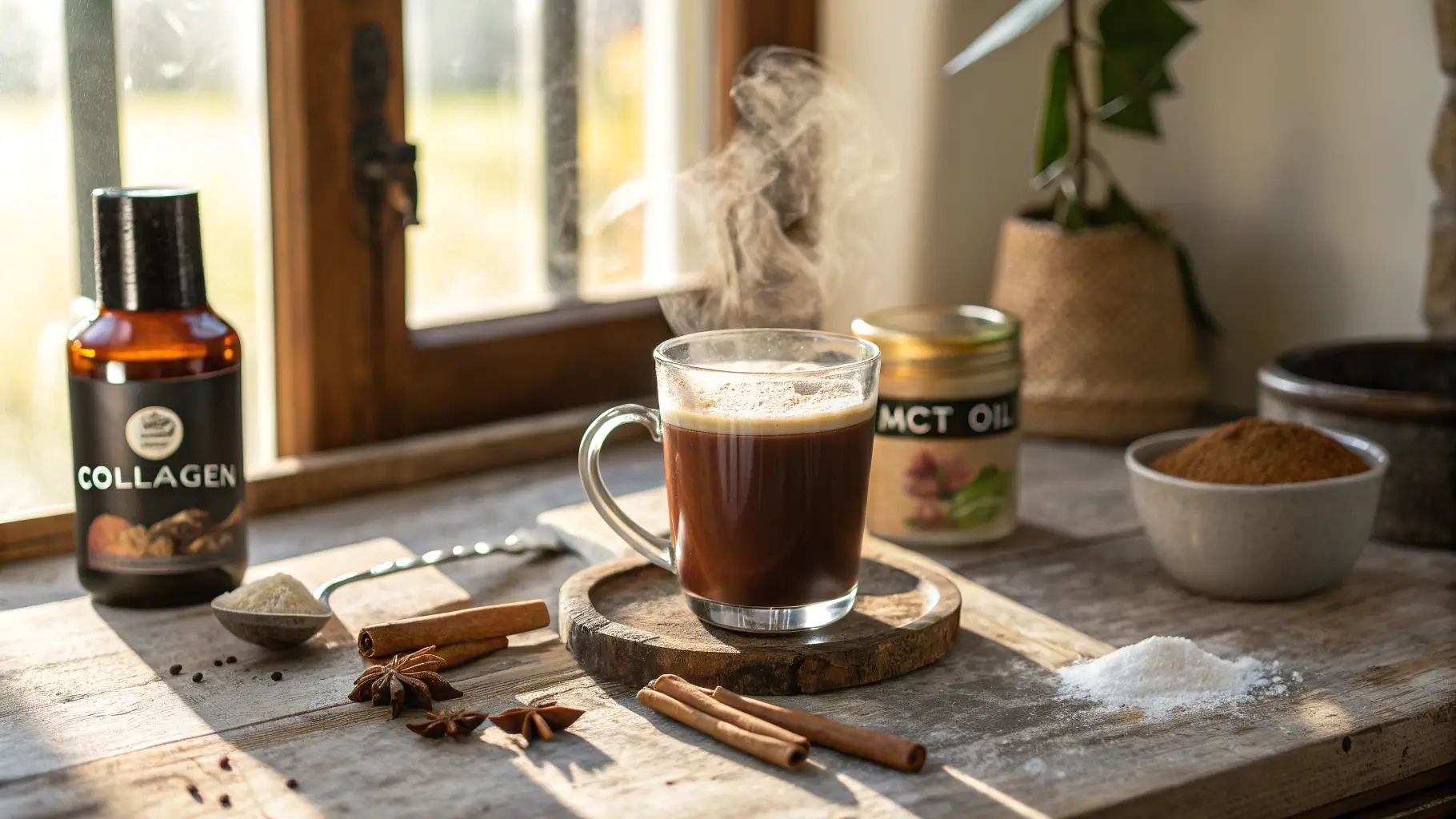 coffee loophole recipe with cinnamon and MCT oil
