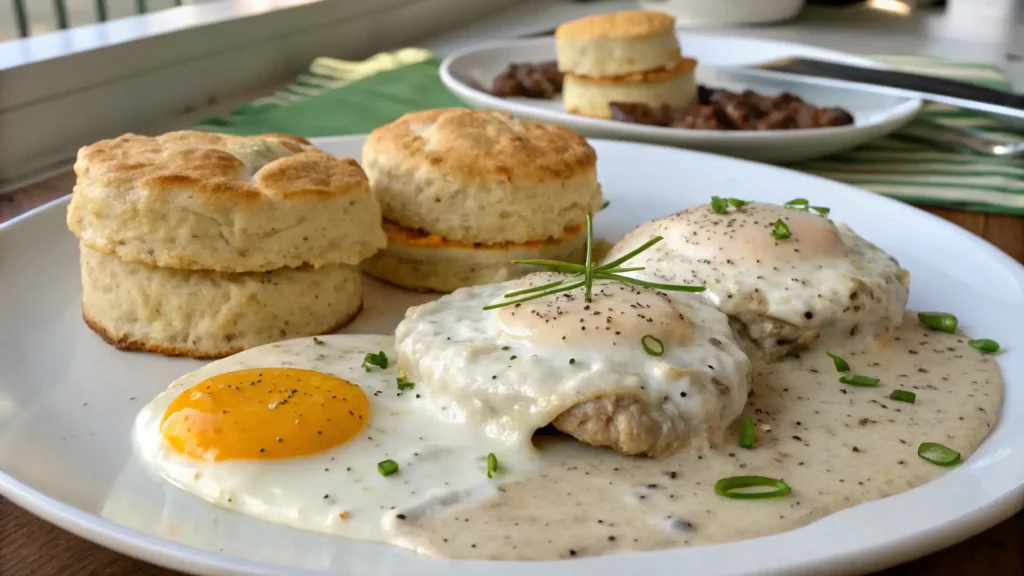 Buttermilk biscuits and gravy from grandma’s recipe