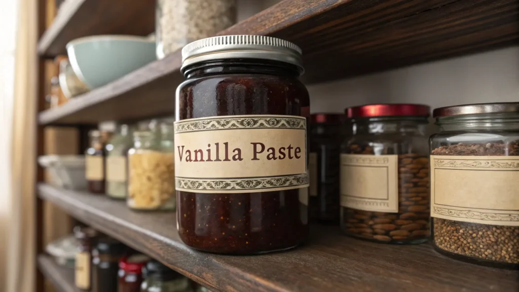 storing vanilla paste recipe
