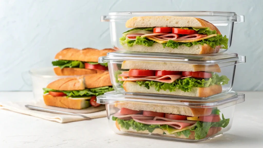Sub in a tub meal prep containers