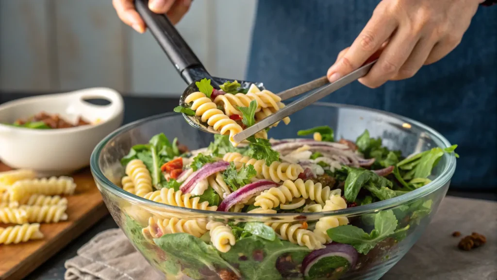 tossing pasta house salad recipe