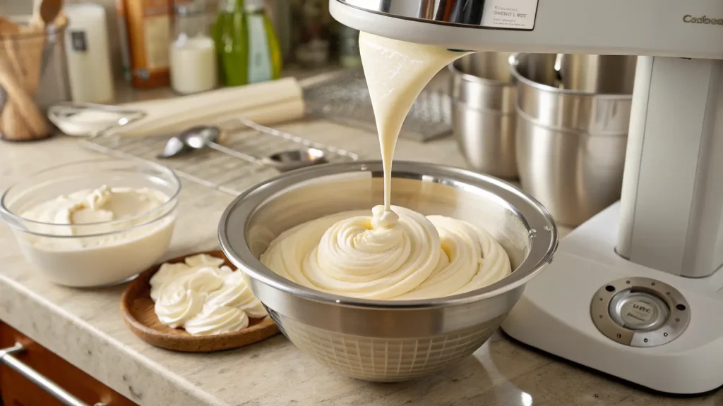 Making vanilla Cuisinart ice cream maker recipes step-by-step