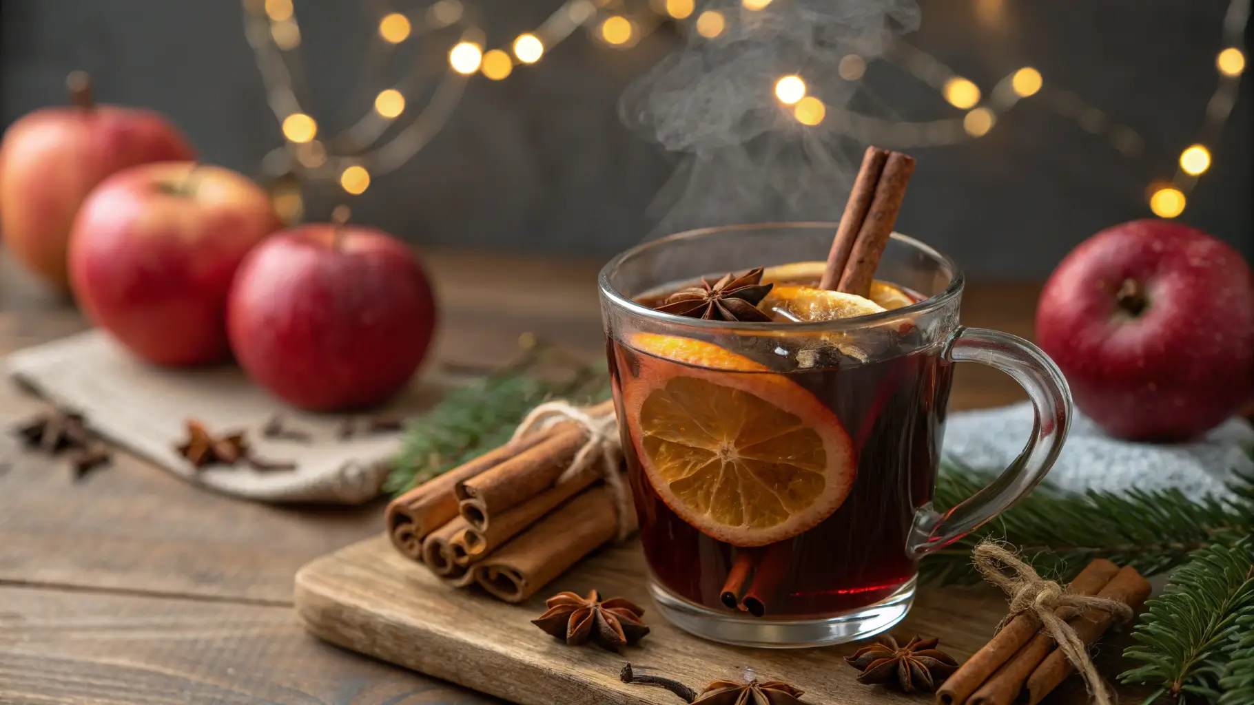traditional wassail recipe with cinnamon and citrus